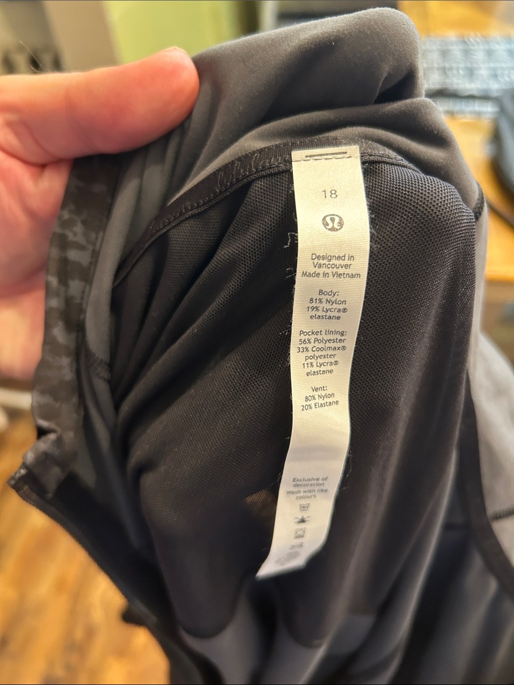 lululemon athletica Black Patterned Hooded Utility Jacket - Picture 8 of 10